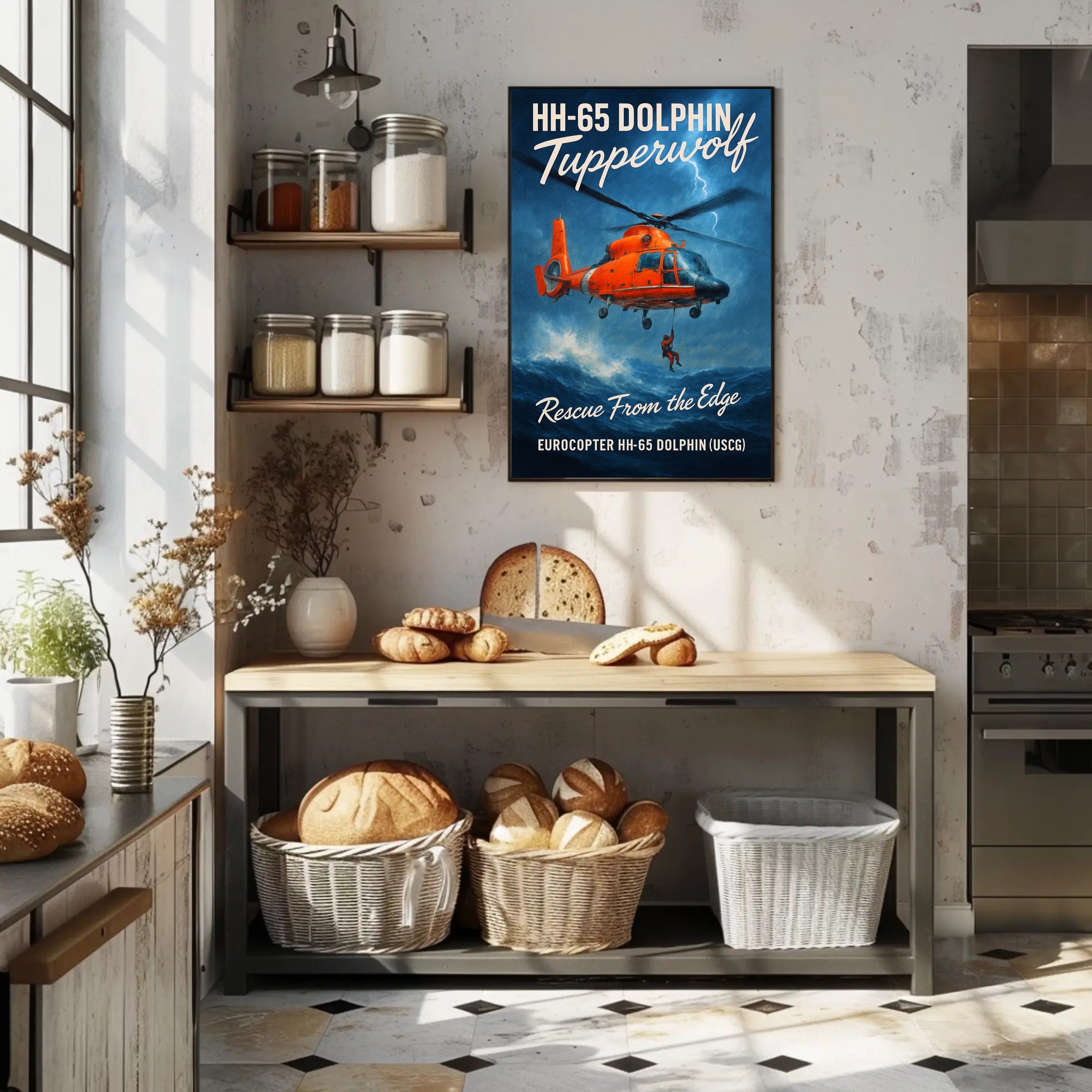 HH-65 Dolphin Rescue Poster PosterGoat