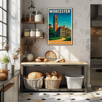 Worcester Massachusetts Poster