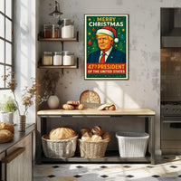 Merry Christmas 47Th President Poster