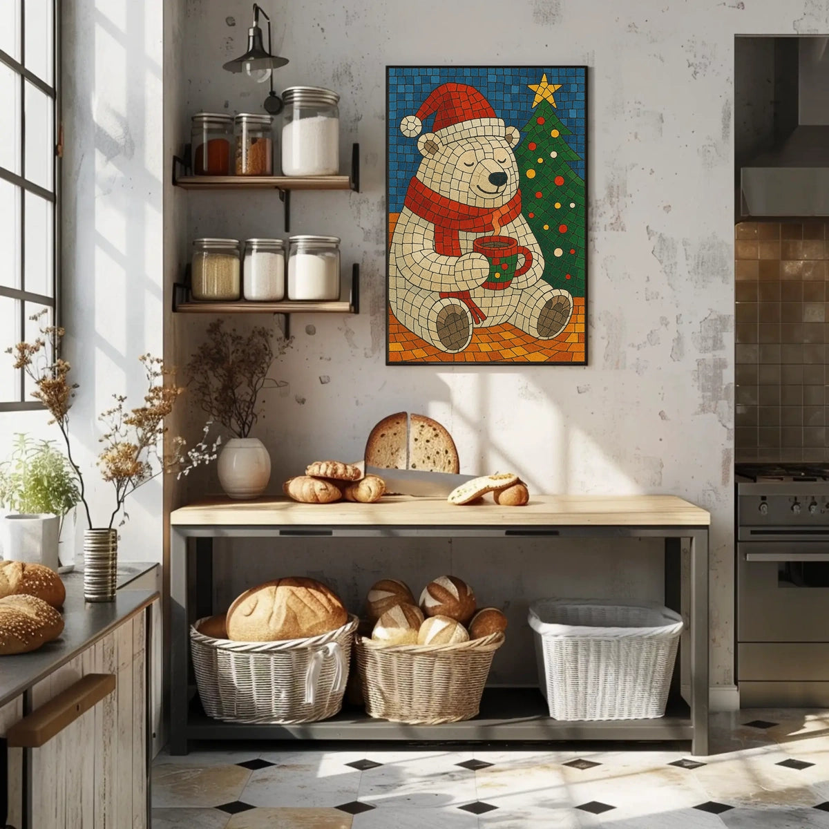 Polar Bear North Pole Poster