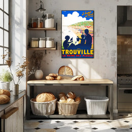 Trouville La Reine Des Plages Poster