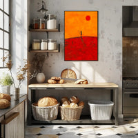 Desert Wanderer Poster Minimalist Travel Wall Art