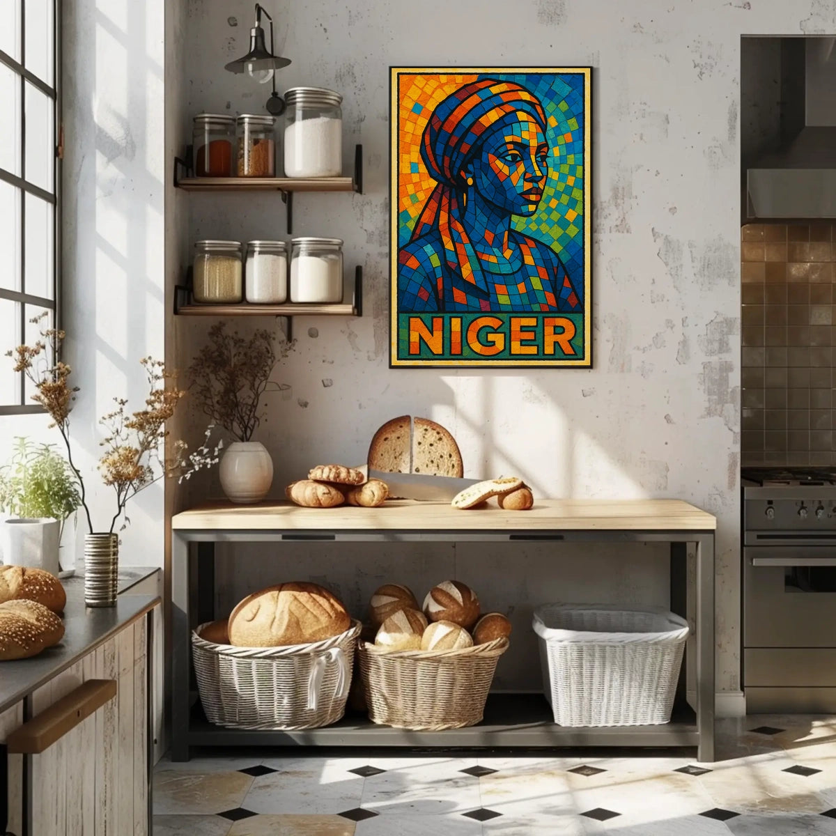 Vibrant Tribute to Niger Poster