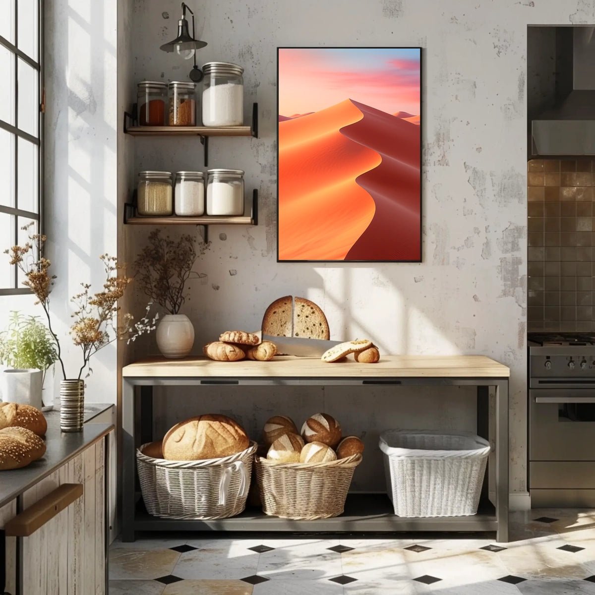Desert Dunes at Sunset Poster