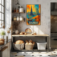 Dubai Poster City Of Wonders Wall Art For Travelers