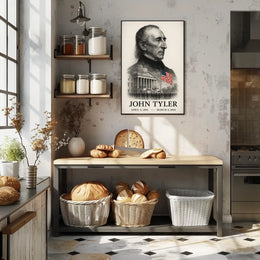 John Tyler 10th President of the United States Reflections Poster
