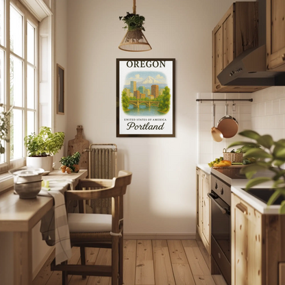 Oregon, Portland Signature Series Vintage Travel Poster