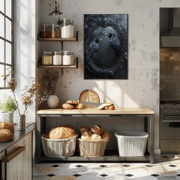 Gothic Mirror and Ravens Abstract, Artistic, or Pop Culture Poster