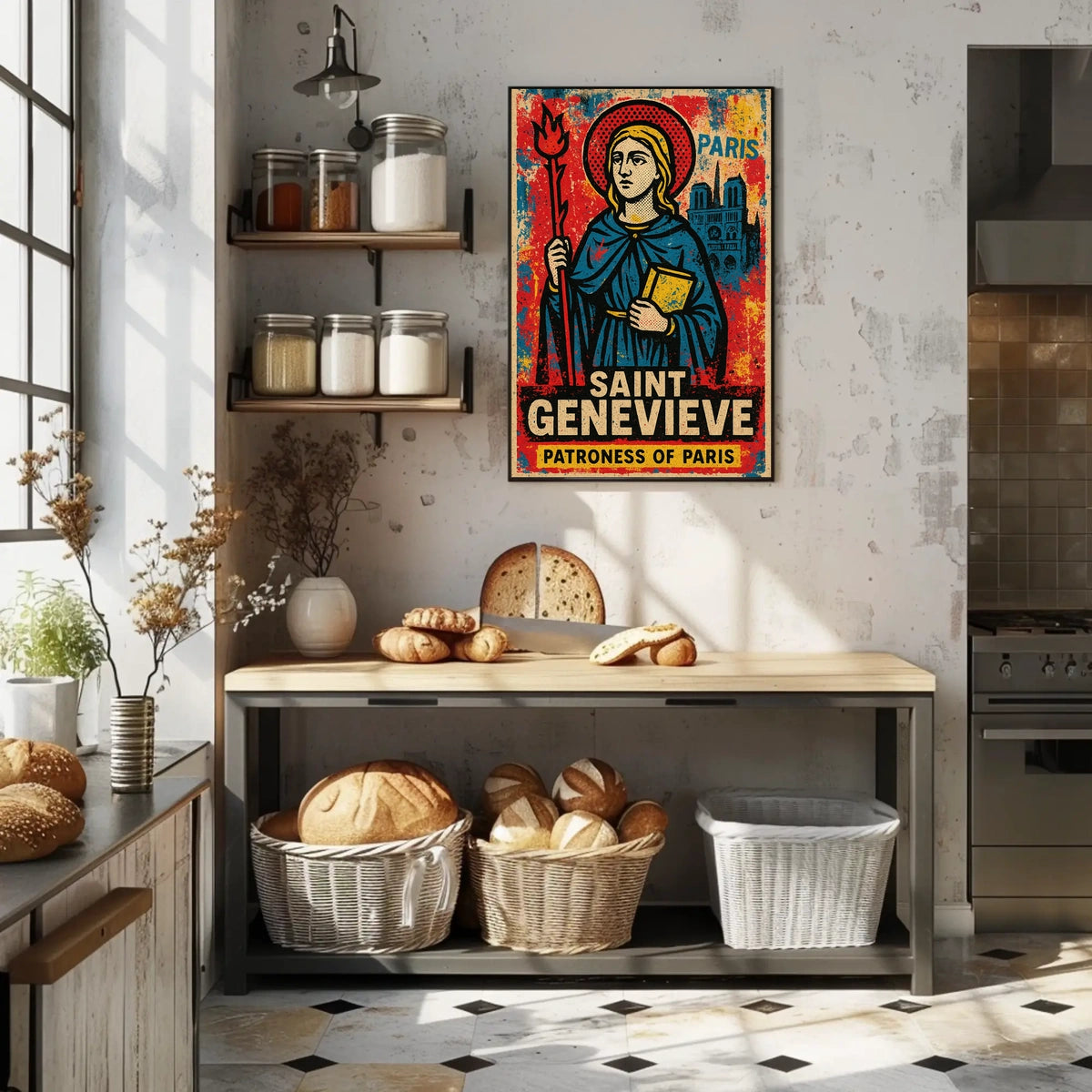 Saint Genevieve Patroness Of Paris Poster