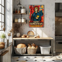 Saint Genevieve Patroness Of Paris Poster