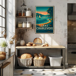 Lake Charlevoix Serenity Travel Poster