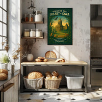 Discover The Heart Of Iowa Poster