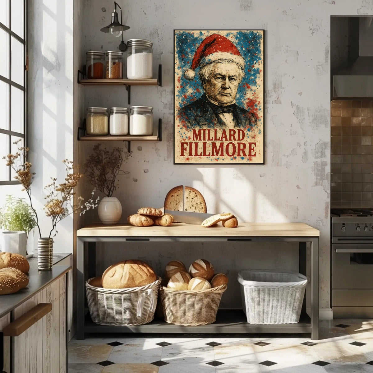 Millard Fillmore 13th President of the United States Christmas SeriesPoster