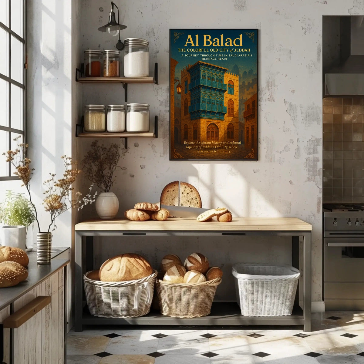 Al Balad The Colorful Old City Of Poster