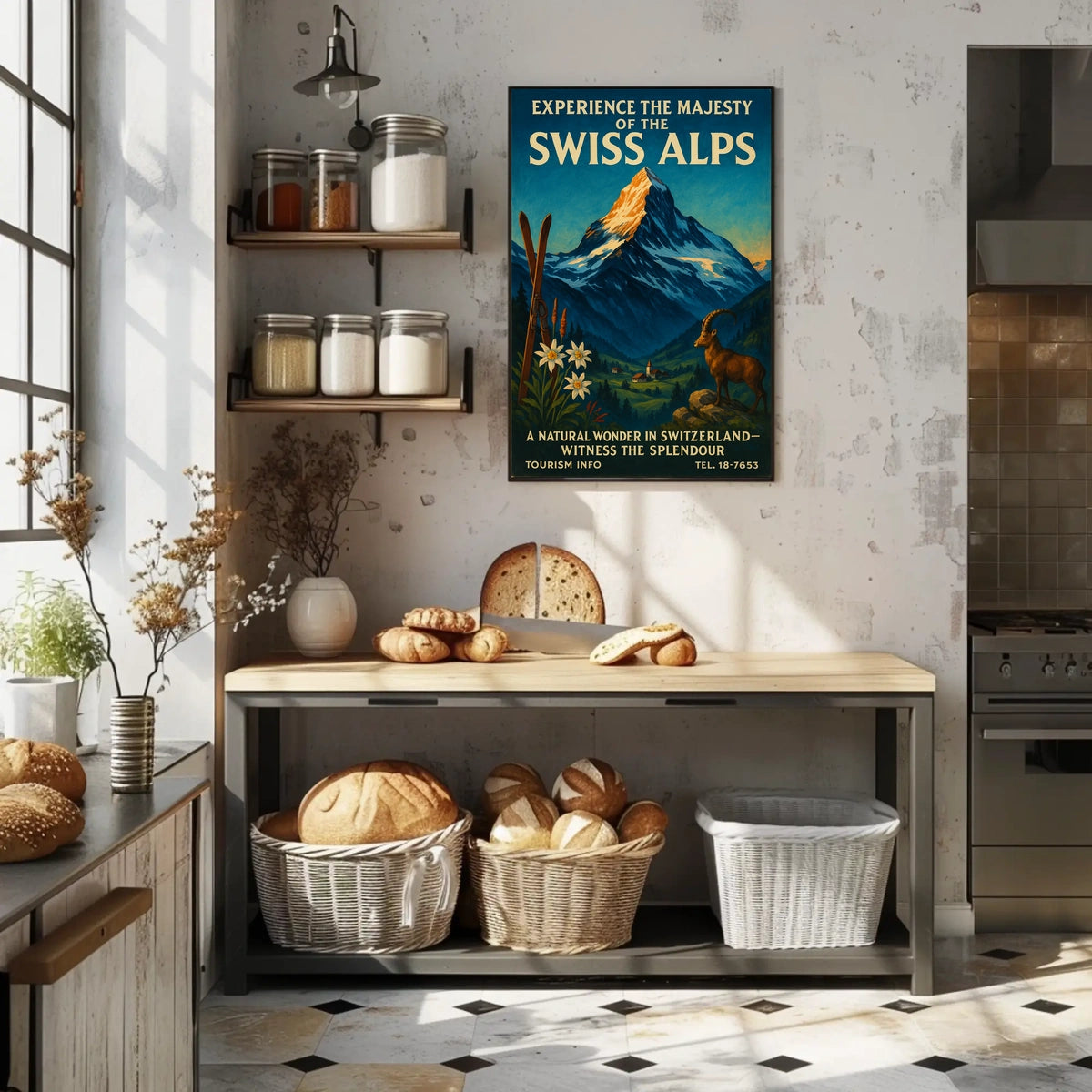 Experience the Majesty of the Swiss Alps Poster