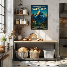 Experience the Majesty of the Swiss Alps Poster
