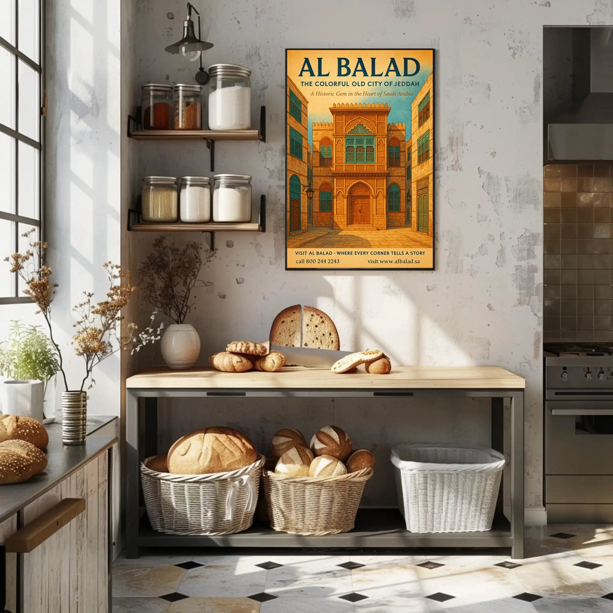 Al Balad The Colorful Old City Of Poster