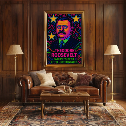 Theodore Roosevelt 26th President Poster