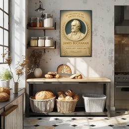 James Buchanan 15Th President Poster