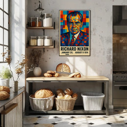 Richard Nixon Presidential Tenure Poster