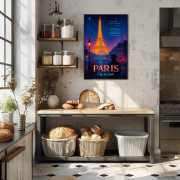 Paris City of Light Poster