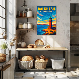 Balkhash, Kazakhstan Poster