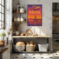 Fly To Paris Poster