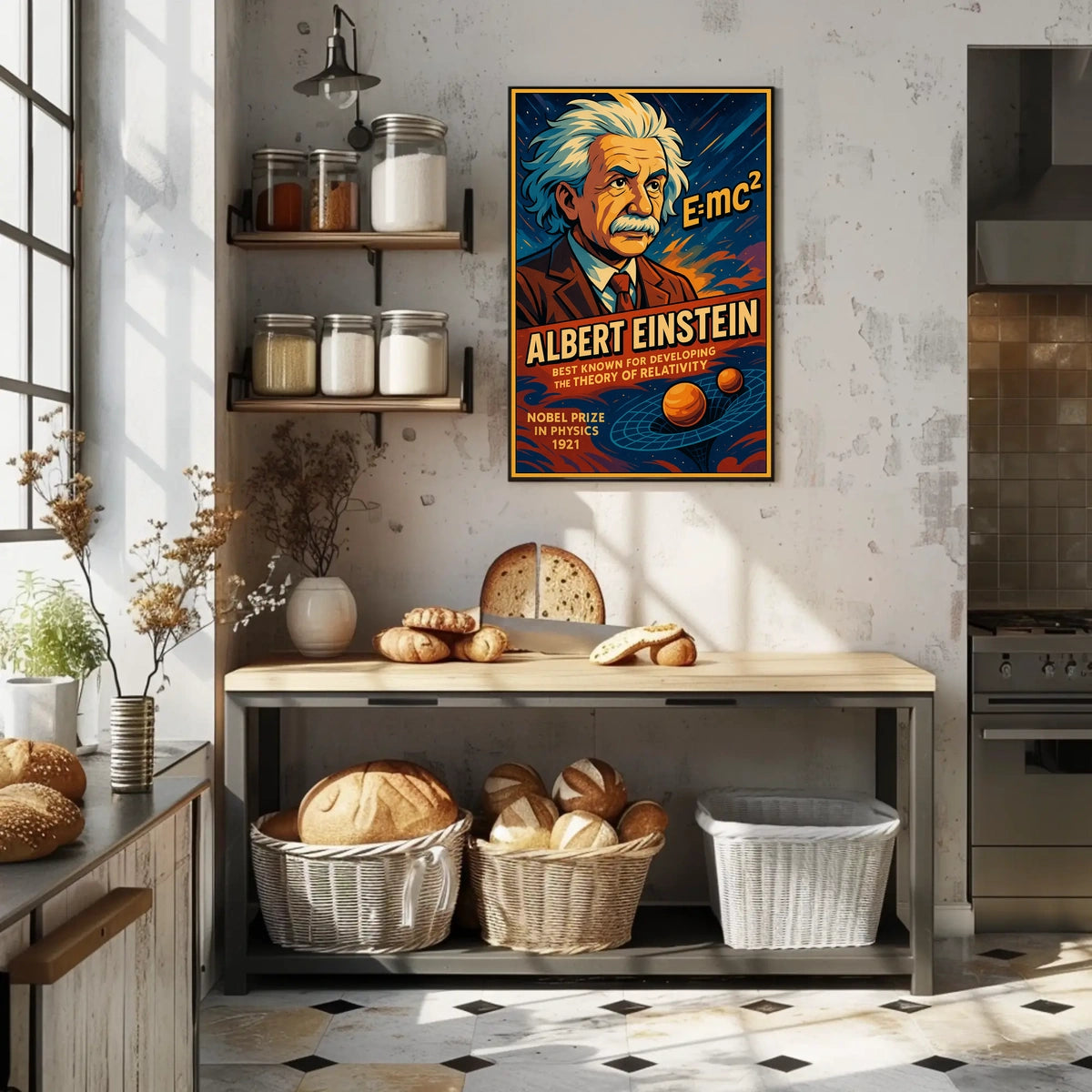 Albert Einstein Nobel Prize In Physics Poster