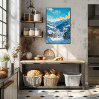 Serene Winter Getaway in Vail Travel Poster