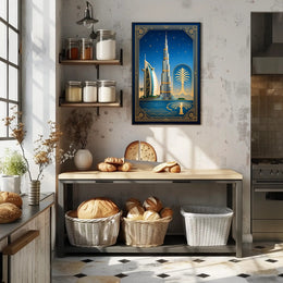 Architectural Wonders of Dubai Poster