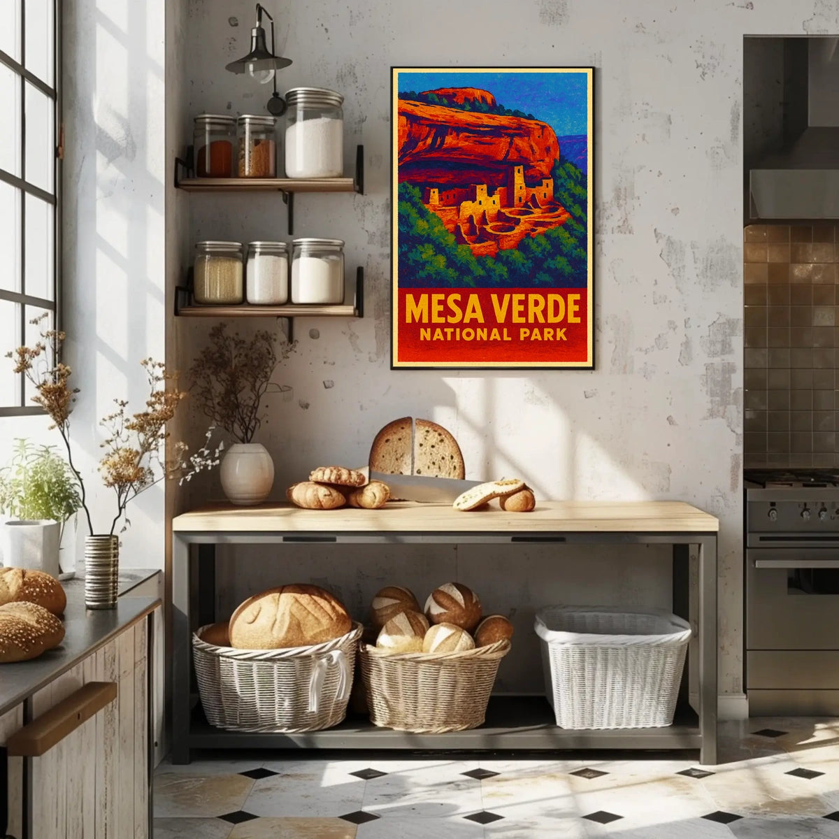 Mesa Verde Vintage Travel Collectors Poster