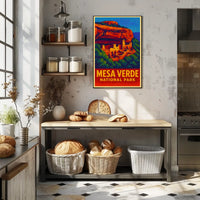Mesa Verde Vintage Travel Collectors Poster