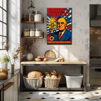 Franklin D. Roosevelt The New Deal Era Poster PosterGoat