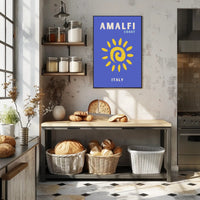 Amalfi Coast Dreamscape Seamless Travel Poster PosterGoat