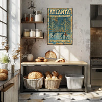 Atlanta Southern Snowfall Poster