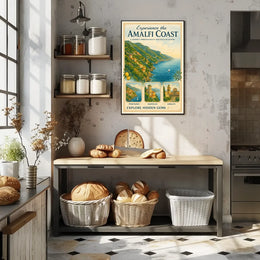 Amalfi Coast Travel Adventure Poster