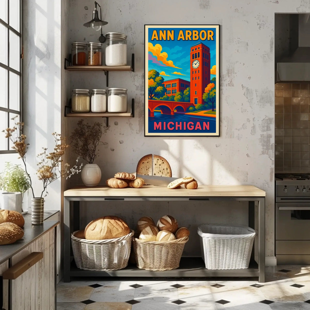 Ann Arbor, Michigan Poster