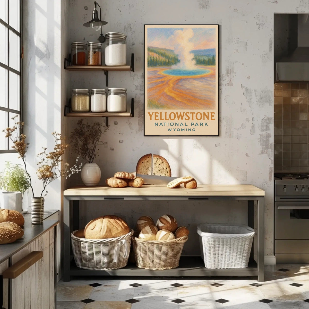 Yellowstone National Park Wyoming Poster