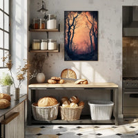 Enchanted Forest Gateway: Abstract, Artistic, or Pop Culture Poster