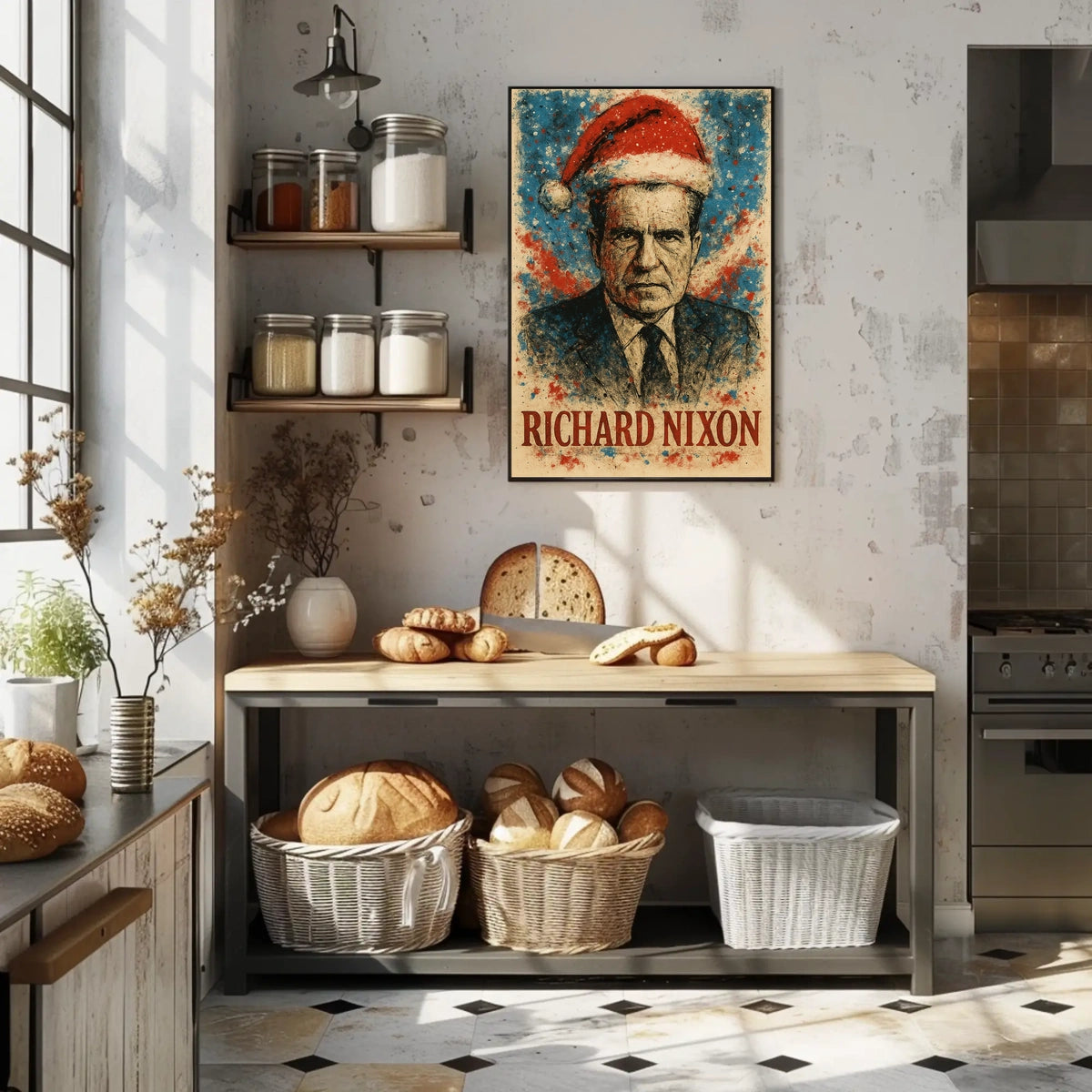 Richard Nixon 37th President of the United States Christmas SeriesPoster