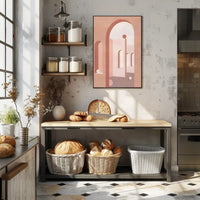Abstract Architectural Forms Poster
