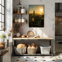 New York City Sunrise Urban or Cityscape Poster