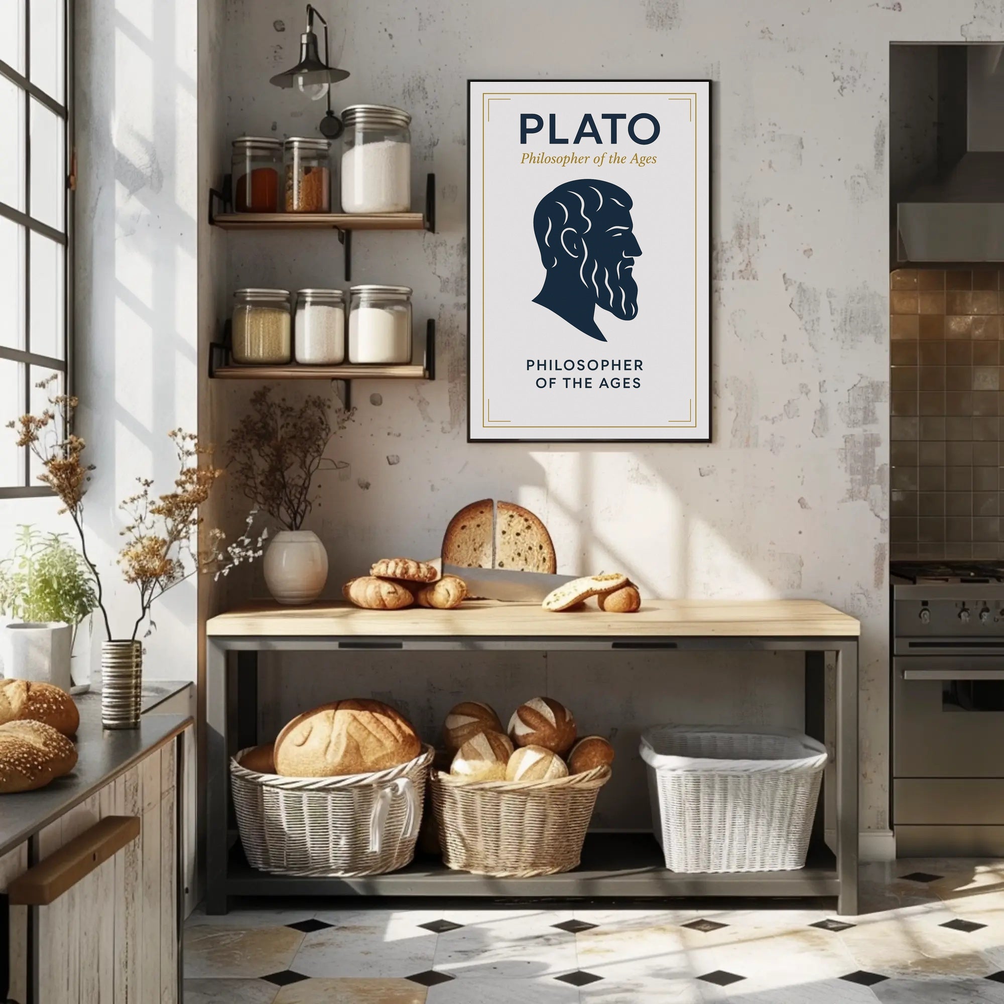 Plato Philosopher of the Ages Poster PosterGoat