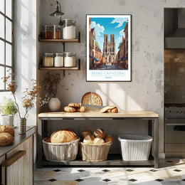 Reims Cathedral Poster