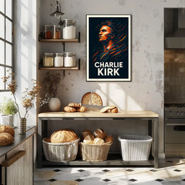 Charlie Kirk Portrait Poster