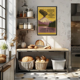 Lassen Volcanic National Park Ranger Service Poster