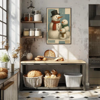 Winter Wonderland Snowmen Poster