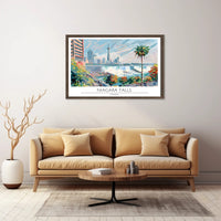 Vibrant View of Niagara Falls Poster PosterGoat