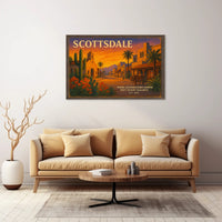 Scottsdale Southwestern Charms Travel Poster
