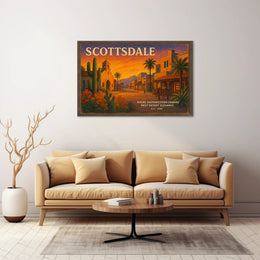Scottsdale Southwestern Charms Travel Poster